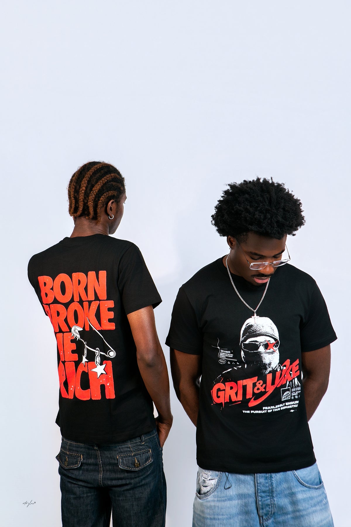 Grit & Luxe Fearlessly Independent Graphic Tee – Black